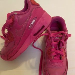Pink Girls Nike Air Max Sneakers